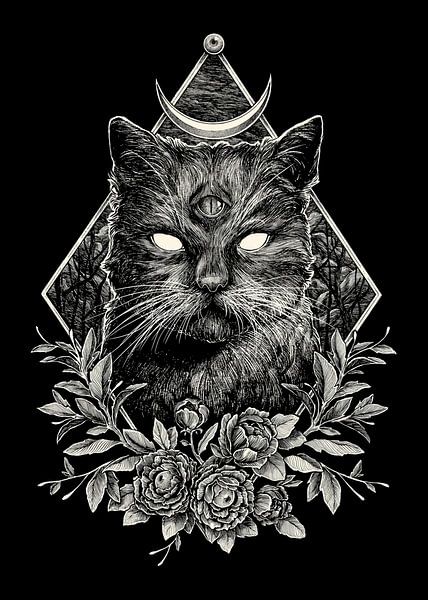 einäugiger Katzendämon von Muhammad Yunus