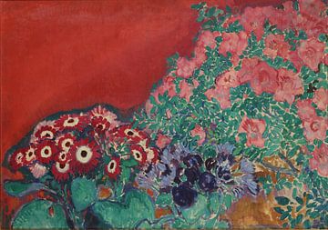 Leo Gestel, bloemen, 1912 van Atelier Liesjes