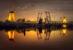 Windmühlen von Kinderdijk von Dennis Donders