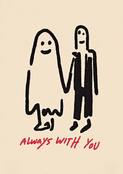 Always With You: Freundschaftsillustration von Niklas Maximilian