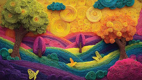 Fluisteringen van het bladerdak