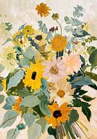 Zonnebloemen Bloemen Boeket