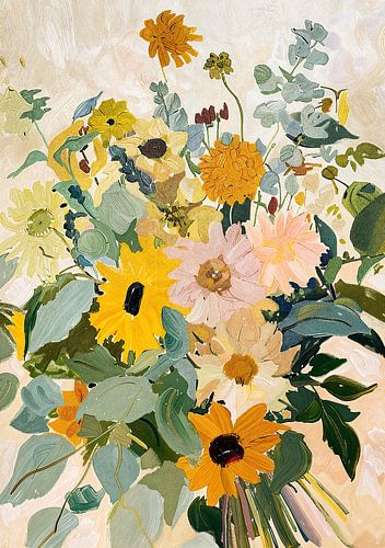 Zonnebloemen Bloemen Boeket