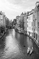 Kano in gracht Utrecht - Gaardbrug