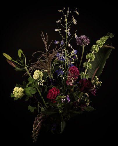 Modern Stilleven: Boeket bloemen
