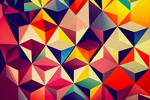 abstract 2d background geometric by Animaflora PicsStock