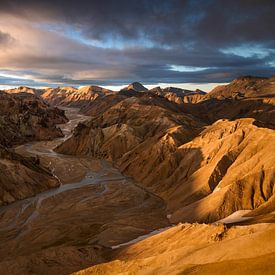 Rhyolite Mountains, Iceland by Sven Broeckx