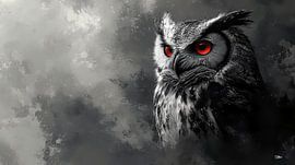 hibou - petit hibou sur Gelissen Artworks