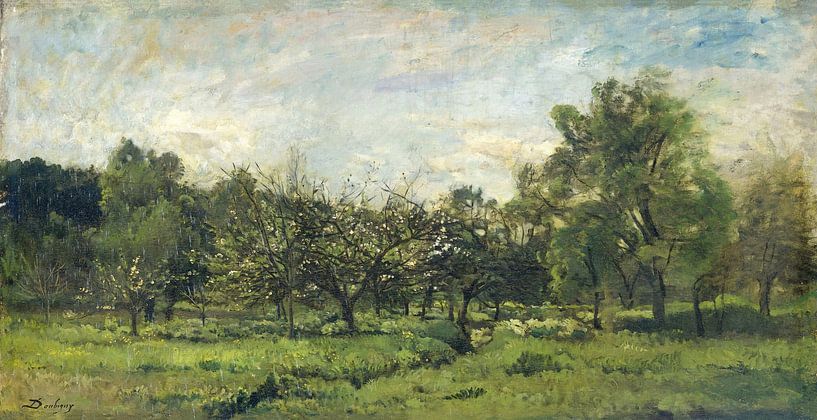 Orchard, Charles-François Daubigny by Masterful Masters