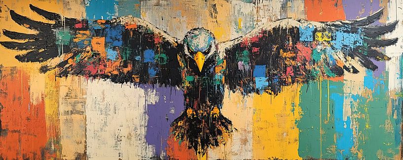 Flying Eagle by Eye catching paintings