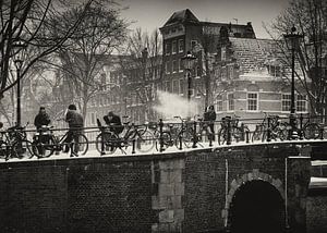 Winterpret in Amsterdam