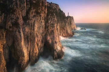 La nuit tombe à Lefkada