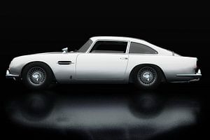 Aston Martin DB5 Zijaanzicht van Jan Keteleer