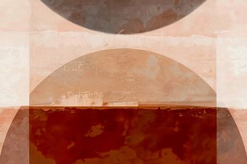 Aards Scandinavisch Bauhaus Abstractie Organisch