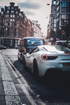 Ferrari 488 in London streets