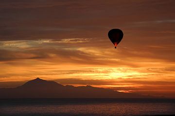 Mit dem Heißluftballon nach Teneriffa bei Sonnenaufgang