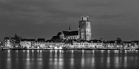 Grote Kerk à Dordrecht en noir et blanc - 2  par Tux Photography Aperçu