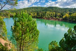 Lake near Vins sur Caramy in Provence verte by Tanja Voigt