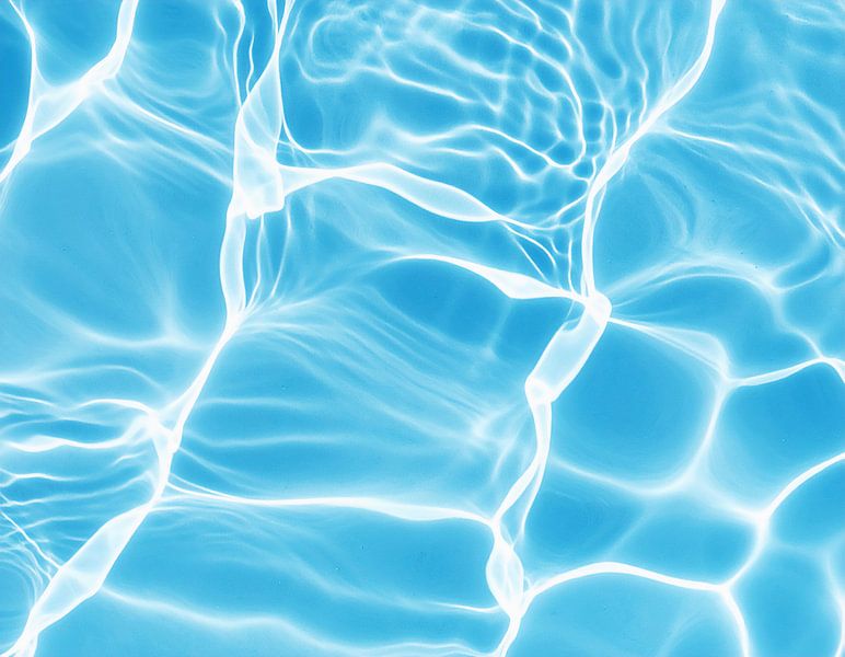 Blue transparent water shadow by Mustafa Kurnaz