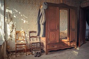 Chambre dans une ferme abandonnée