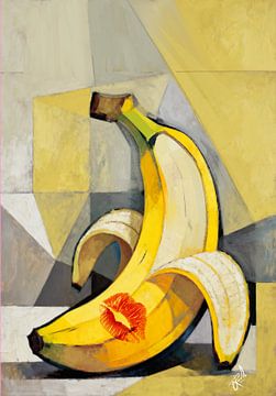 Küss meine Banane von Ronaldo Draws