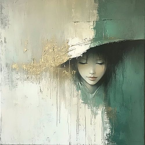 Woman Face | Golden Mystic