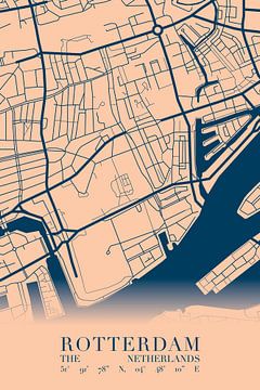 Stadtplan Rotterdam VI von Walljar