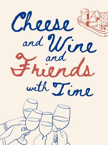 Cheese and wine by Kim Karol / Ohkimiko