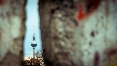 Berlin Die Mauer und der Alexanderplatz