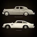Rolls Royce Silver Cloud III 1963 en Aston Martin DB5 1963 van Jan Keteleer thumbnail