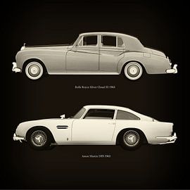 Rolls Royce Silver Cloud III 1963 and Aston Martin DB5 1963