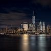 New York City evening skyline van Marieke Feenstra
