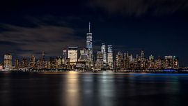 New York City evening skyline by Marieke Feenstra