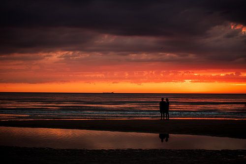 Together on the beach