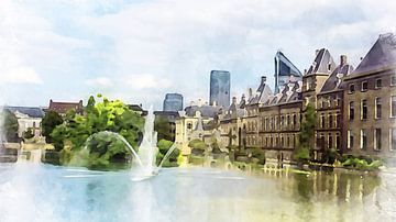 Binnenhof, La Haye, Hollande-Méridionale, Pays-Bas sur Danny de Klerk