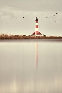 Leuchtturm Westerheversand an der Nordsee