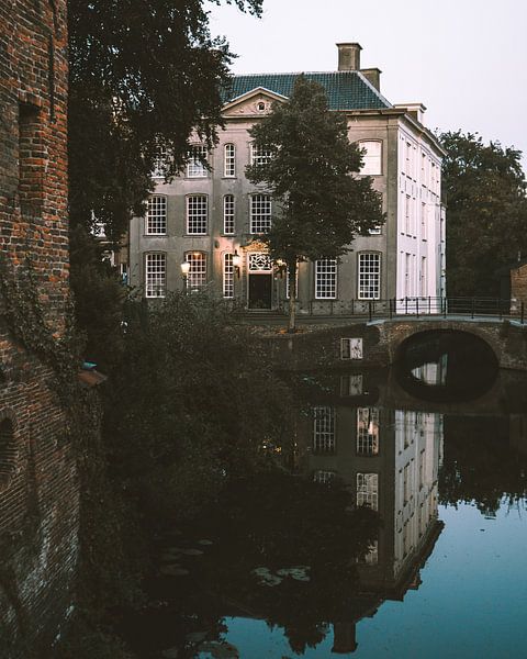 Evening in the wall houses of Amersfoort by Michiel Dros