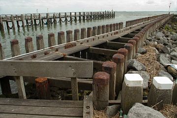 Golfbreker in de Westerschelde