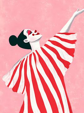 Dansende clown van haroulita