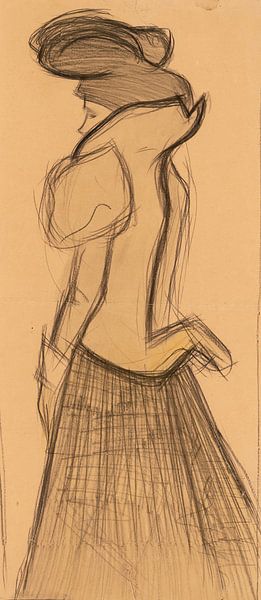 Joaquín Torres García - Figur einer Frau (1902) von Peter Balan