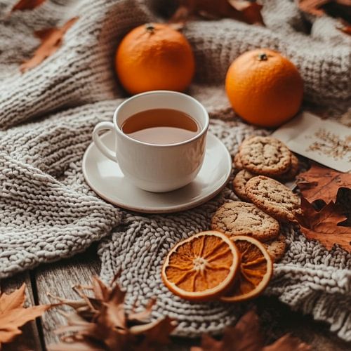 Koffiepauze herfst
