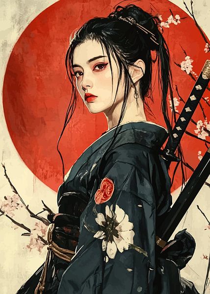 Samouraï japonais Gesiha Samurai 2 par MIROKKU