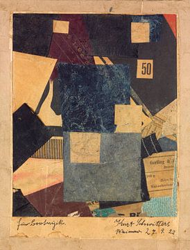 Kurt Schwitters, Merz 50 Compositie - 1922 van Atelier Liesjes