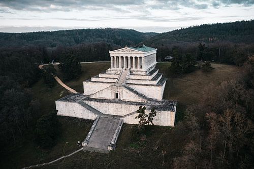 Walhalla Donaustauf bij Regensburg aan de Donau in Beieren Ger
