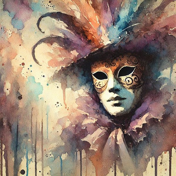 Venetian mask by Nicolette Vermeulen