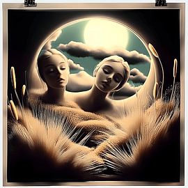 Moonlight reverie by Vythryd Arts