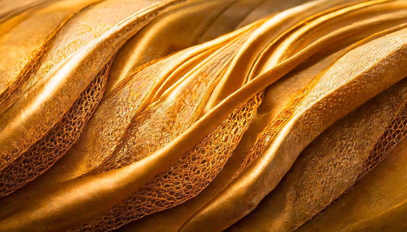Gold fabric for dresses by Mustafa Kurnaz