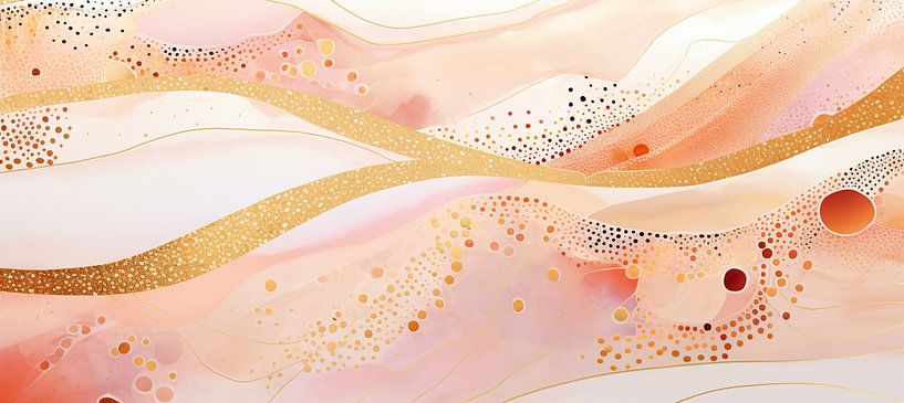 Toison d'or par Peinture Abstraite