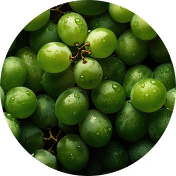Panorama met Groene druiven van Studio XII