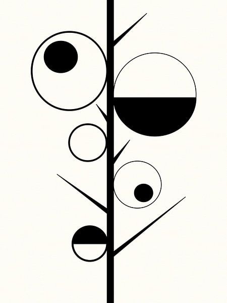 Minimalistischer Baum von Hilde Remerie Fotografie und digitale Kunst